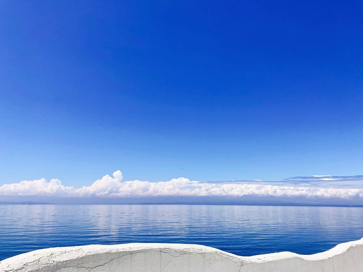 テラスから見える海